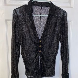 Zara Long Sleeve Lace Top